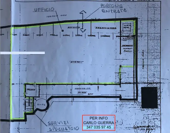 Capannone - Planimetry 1