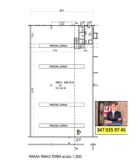 Capannone - Planimetry 1