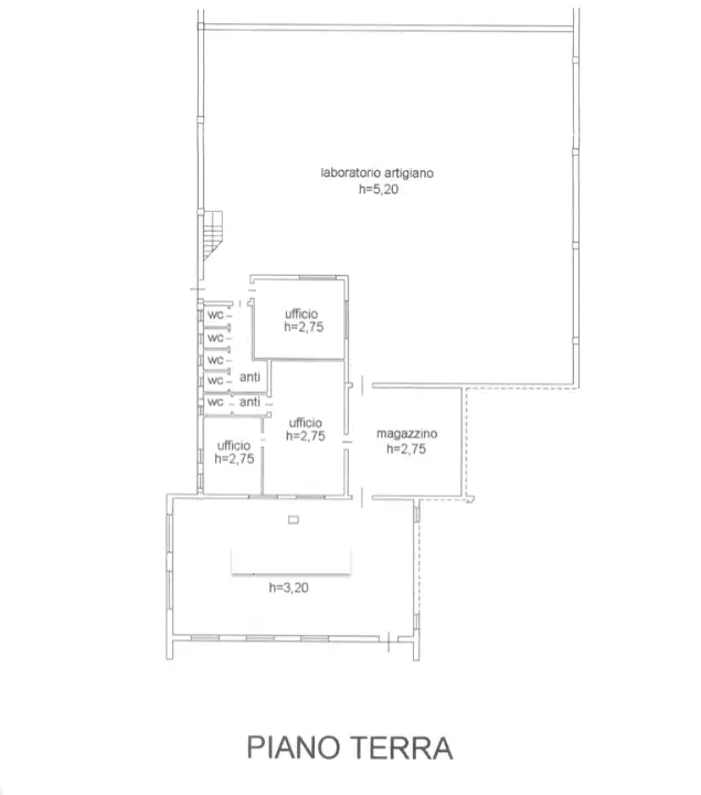 Capannone - Planimetry 1