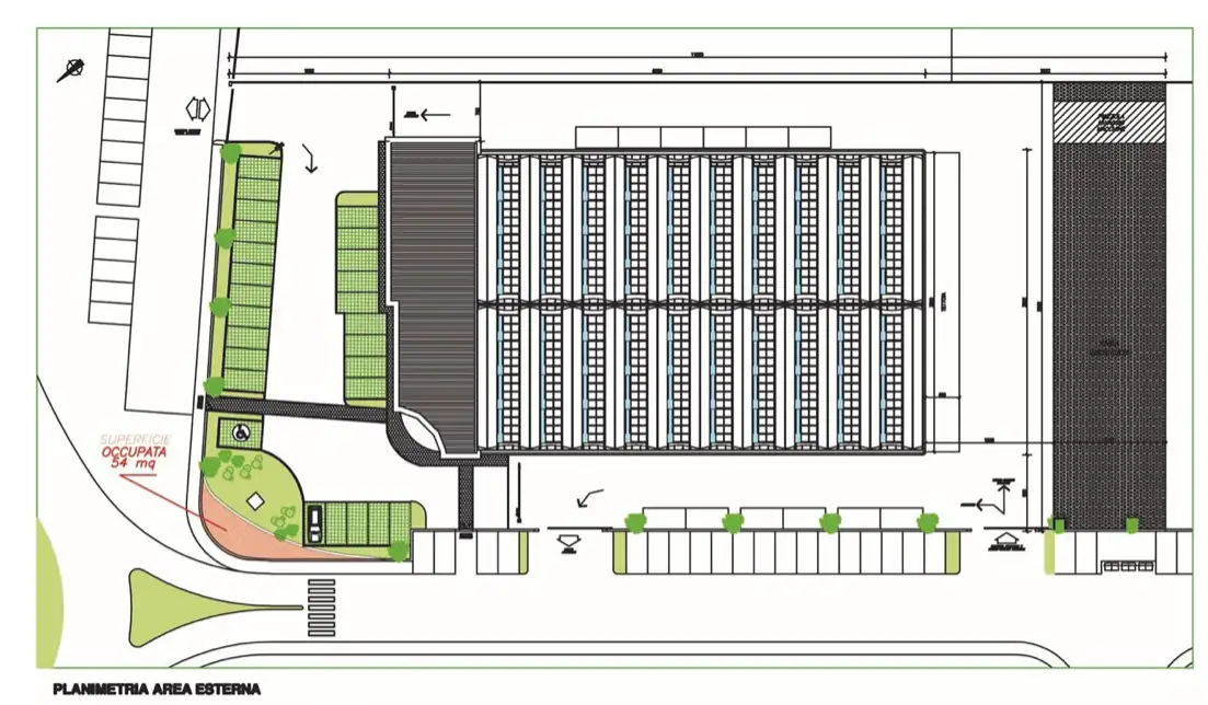 Capannone - Planimetry 1