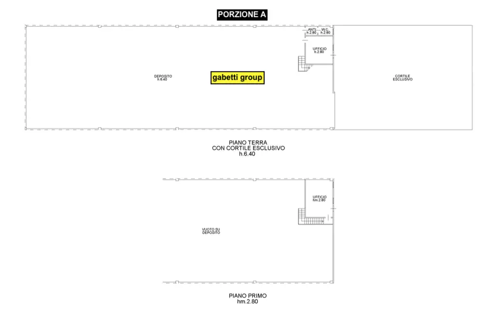 Capannone - Planimetry 1