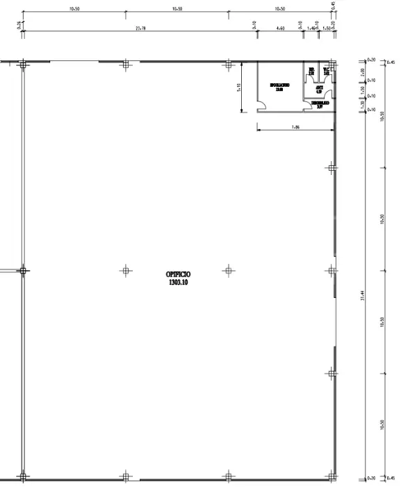 Capannone - Planimetry 1