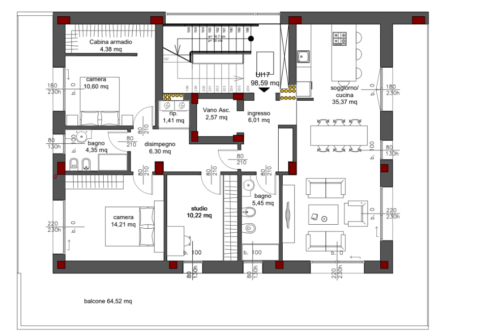 Appartamento - Planimetry 1