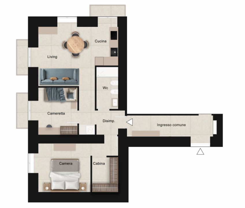 Appartamento - Planimetry 1