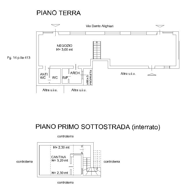Negozio - Planimetry 1