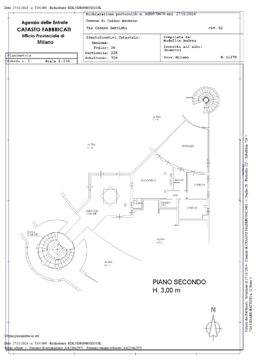 Appartamento - Planimetry 1