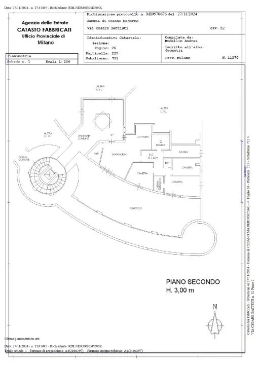 Appartamento - Planimetry 1