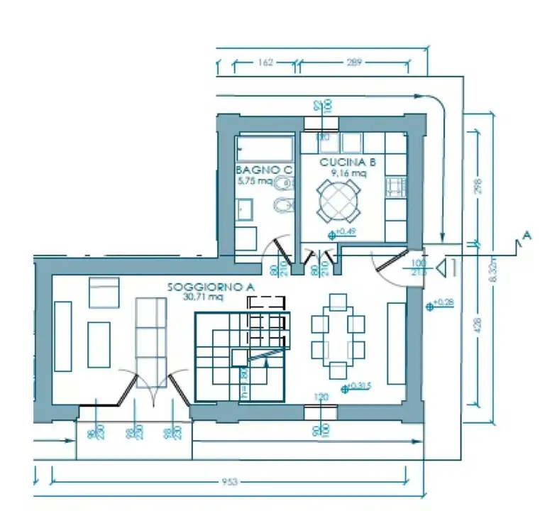 Villa - Planimetry 1
