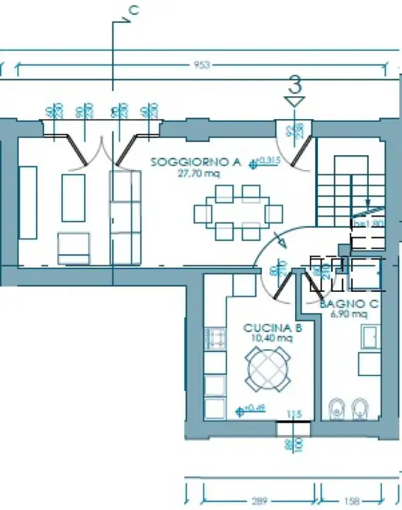 Villa - Planimetry 1