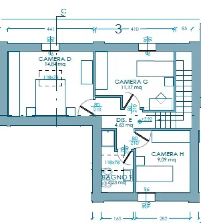 Villa - Planimetry 2