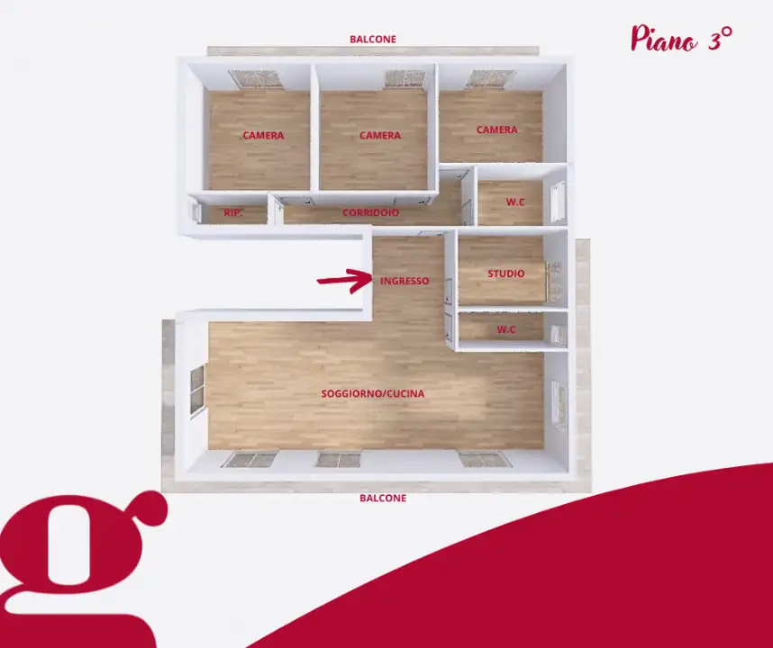 Appartamento - Planimetry 1