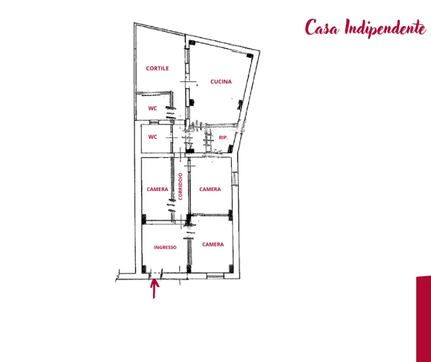 Casa Indipendente - Planimetry 1
