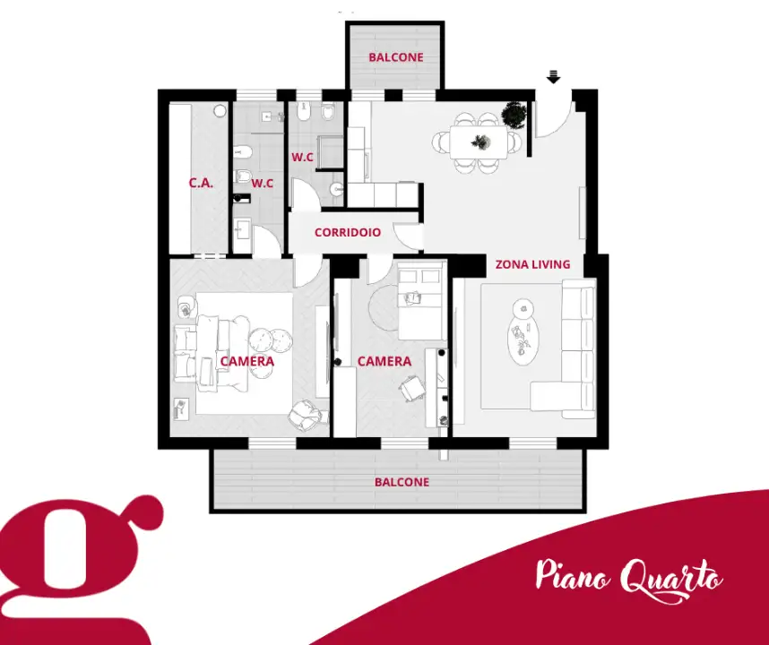 Appartamento - Planimetry 1