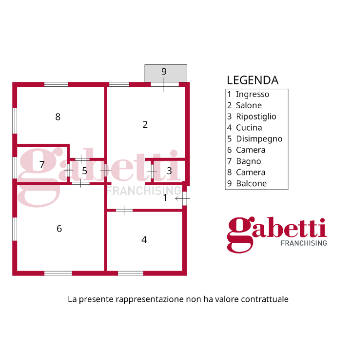 Appartamento - Planimetry 1