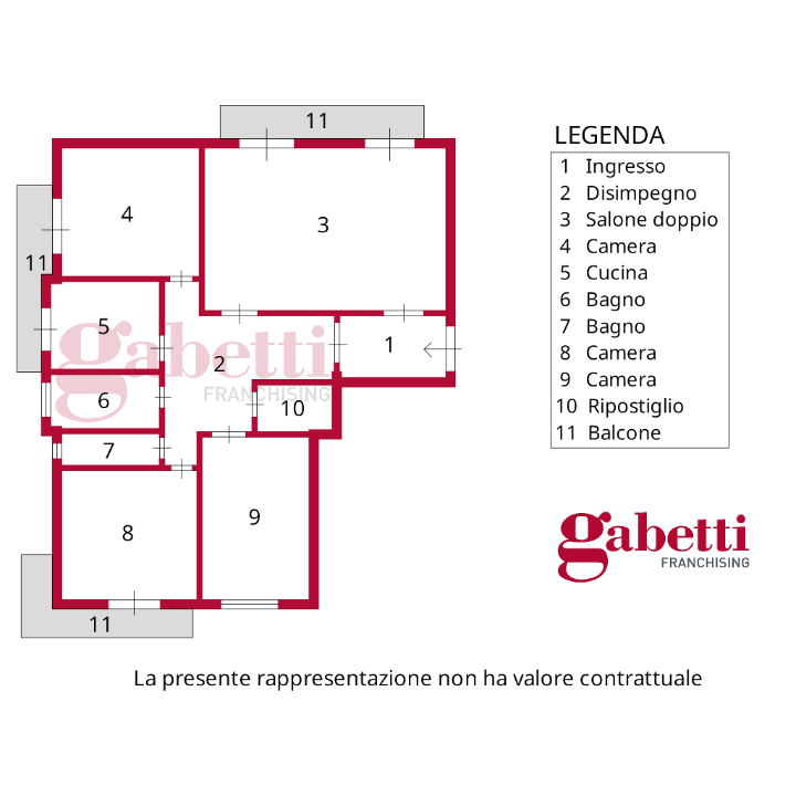 Appartamento - Planimetry 1