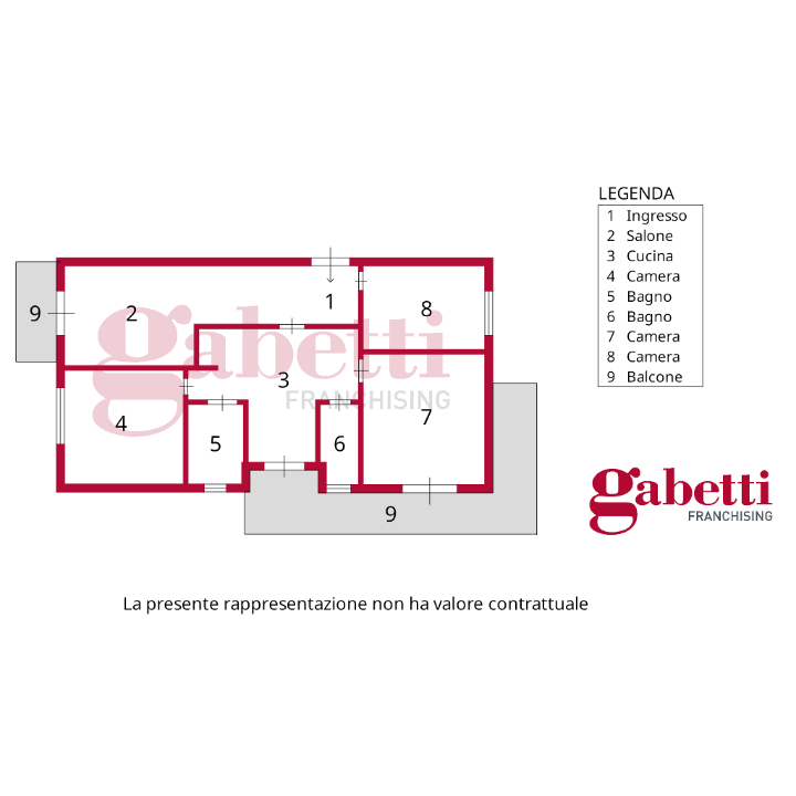 Appartamento - Planimetry 1