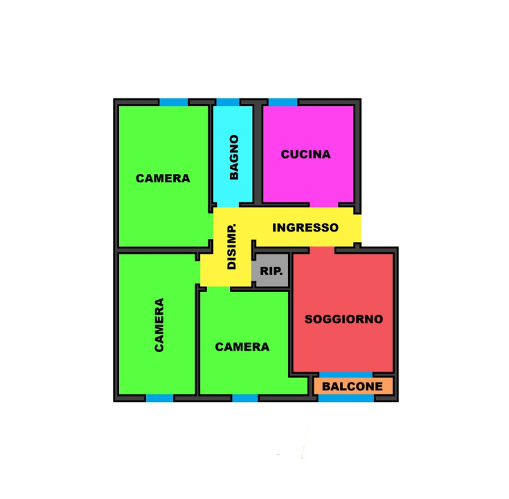 Appartamento - Planimetry 1