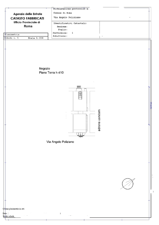 Negozio - Planimetry 1
