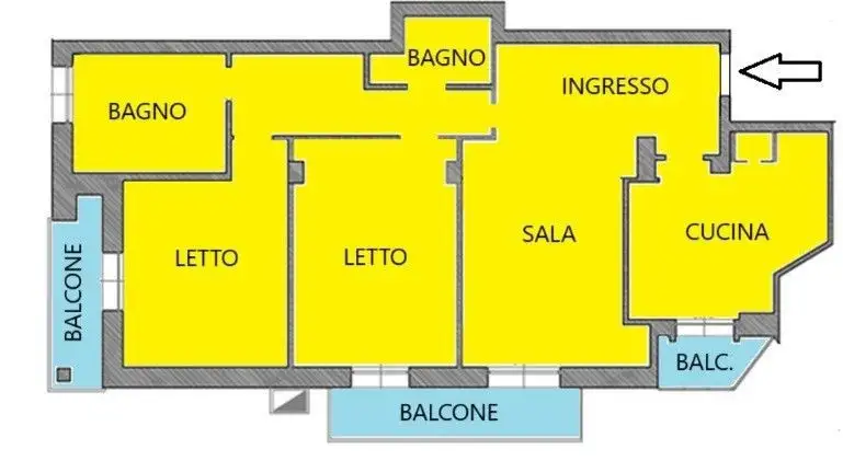 Appartamento - Planimetry 1