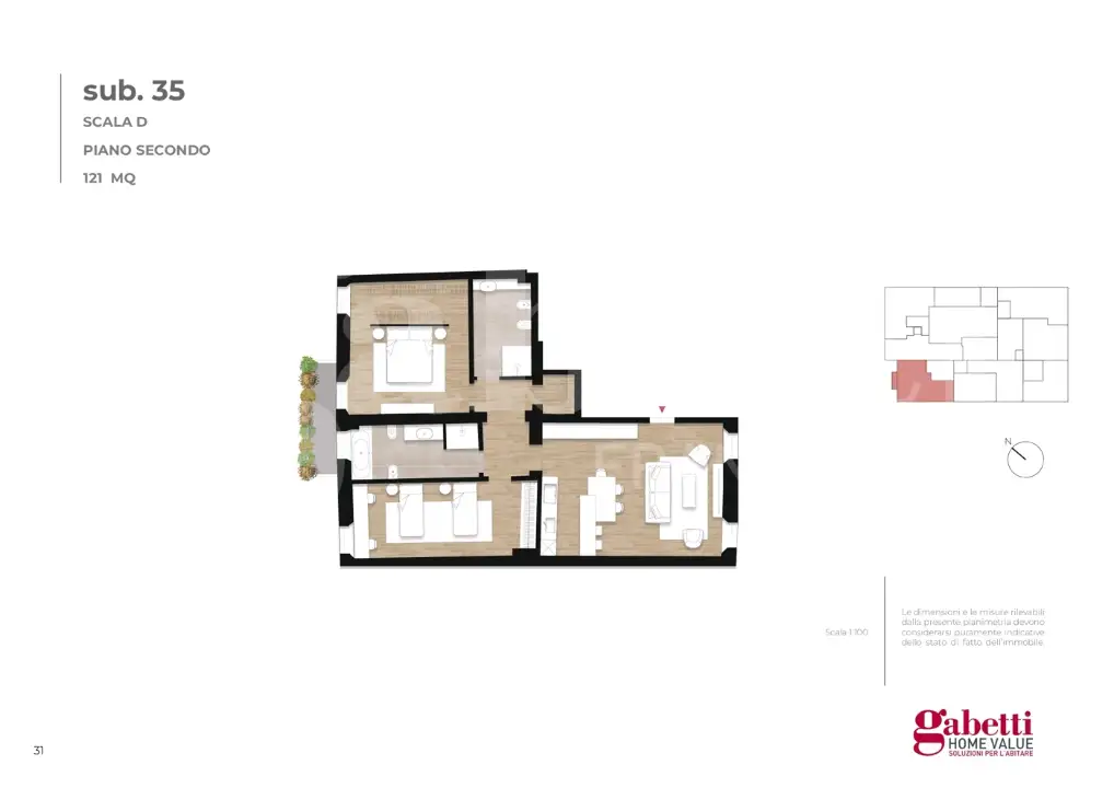 Appartamento - Planimetry 1