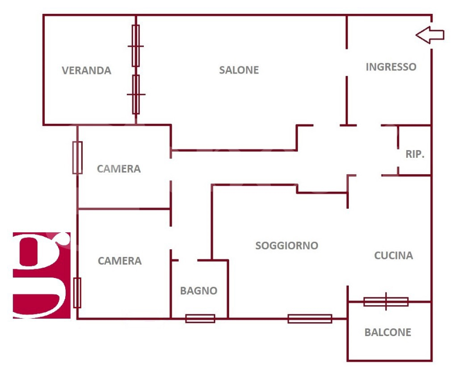 Appartamento - Planimetry 1