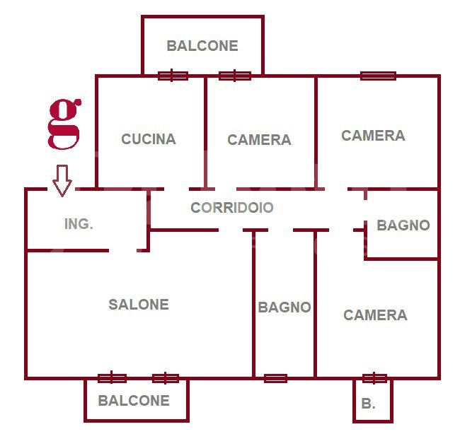 Appartamento - Planimetry 1