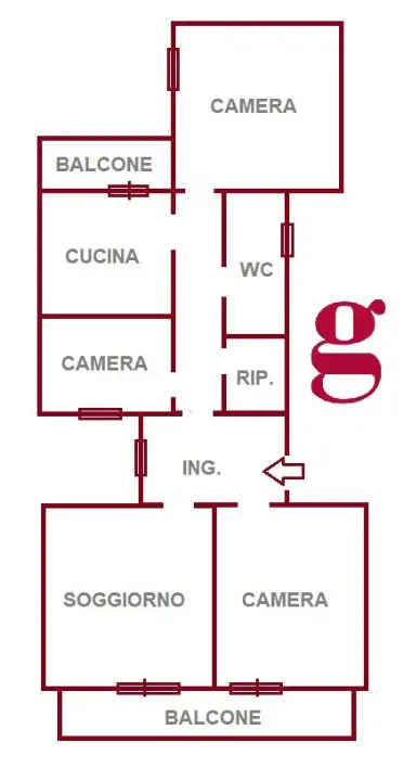 Appartamento - Planimetry 1
