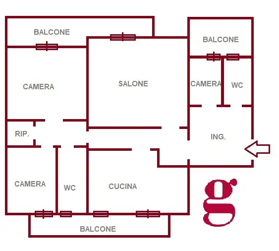Appartamento - Planimetry 1