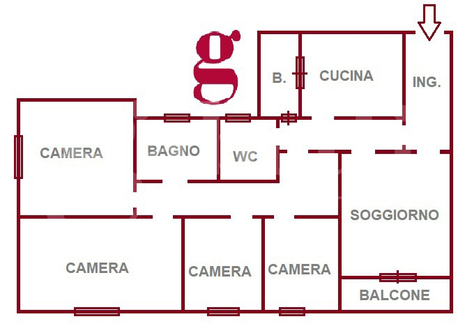 Appartamento - Planimetry 1