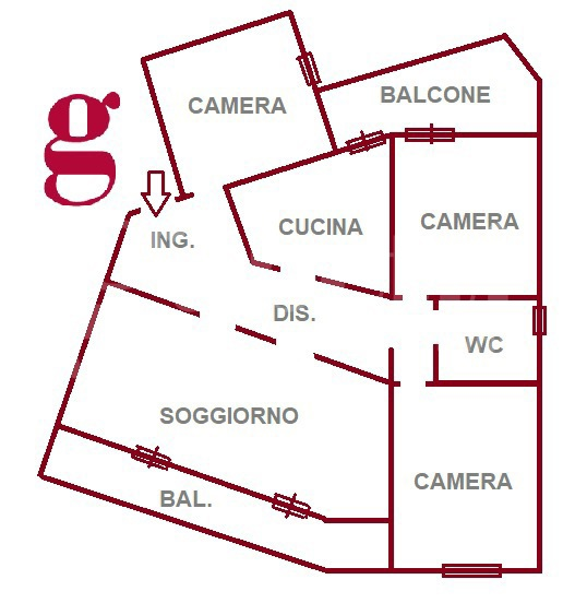 Appartamento - Planimetry 1