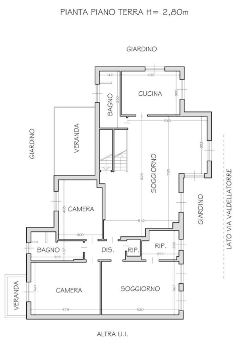 Casa Indipendente - Planimetry 1