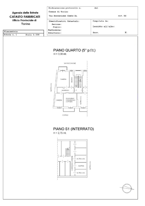 Appartamento - Planimetry 1