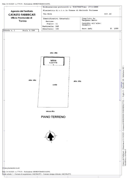 Casa Indipendente - Planimetry 3