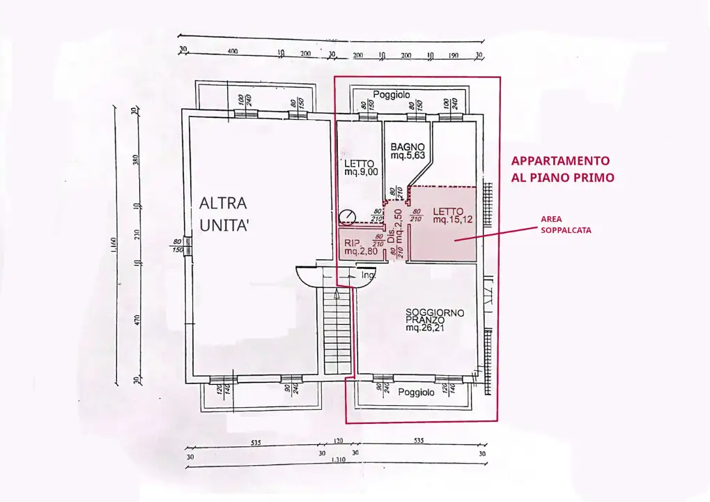 Appartamento - Planimetry 1