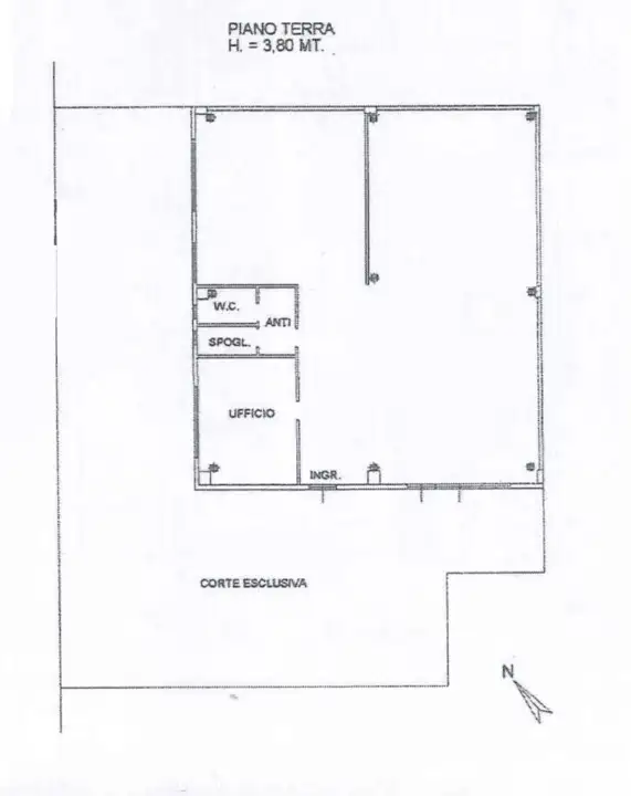Capannone - Planimetry 1