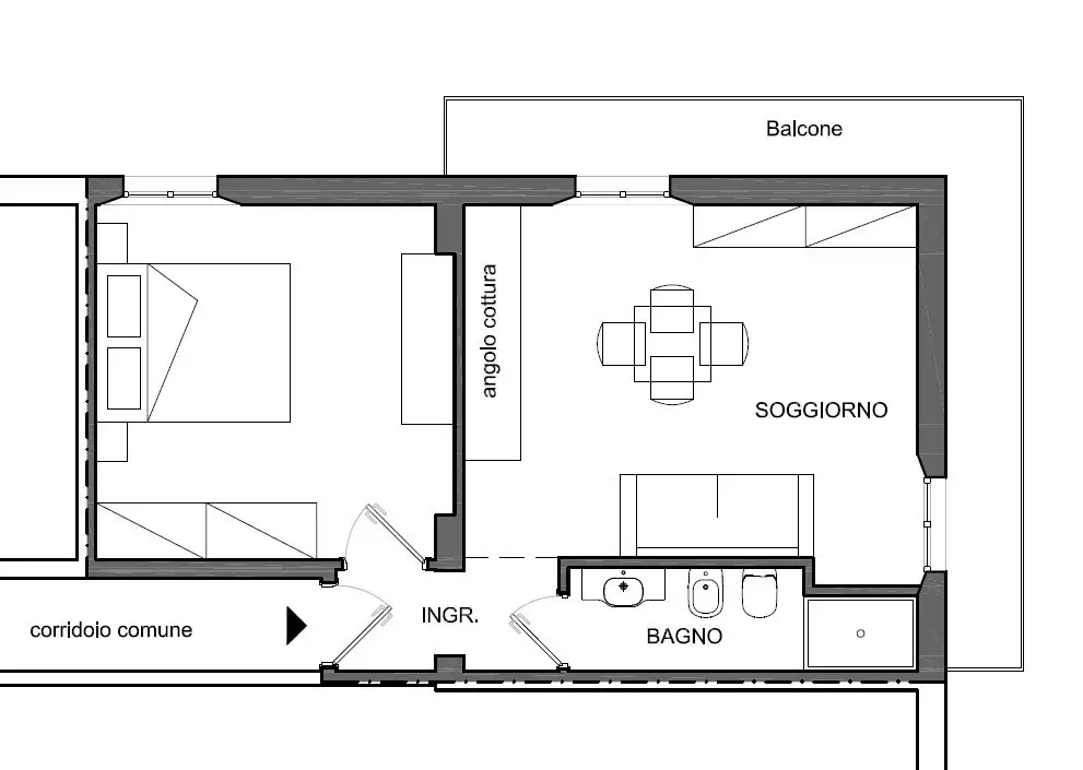 Appartamento - Planimetry 1