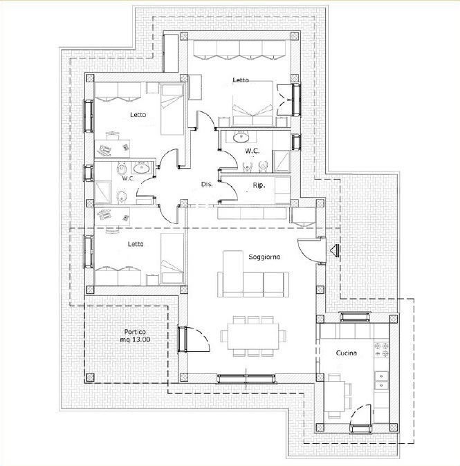 Villa - Planimetry 2