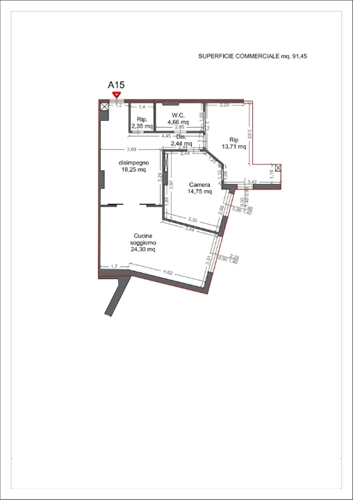 Appartamento - Planimetry 1