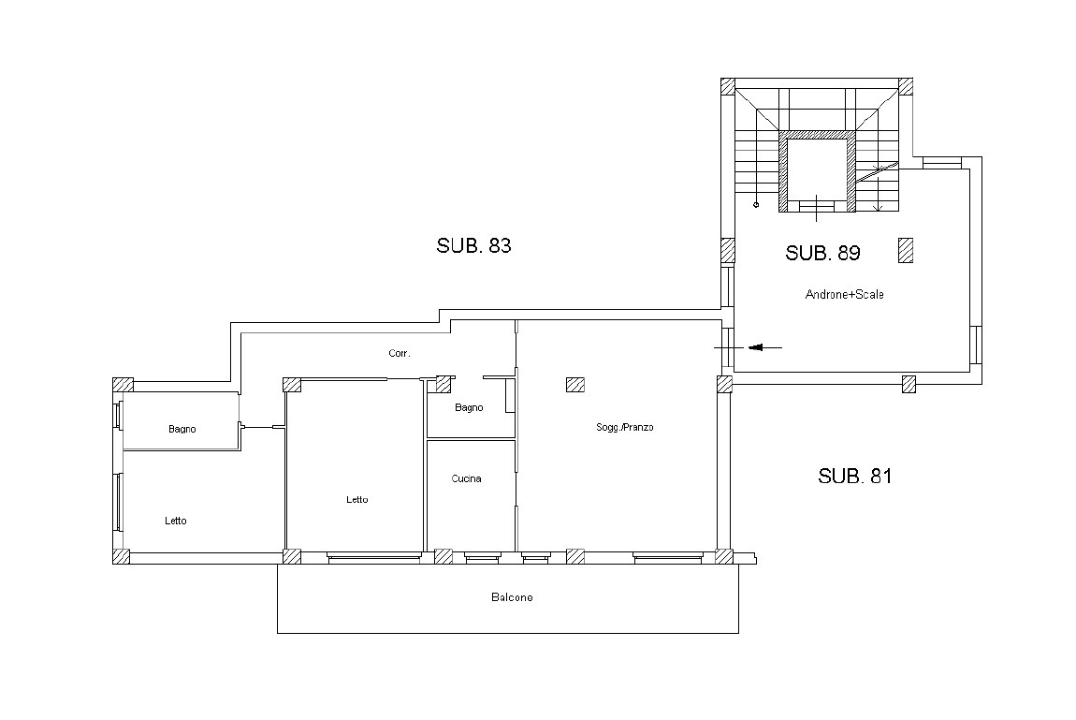 Appartamento - Planimetry 1