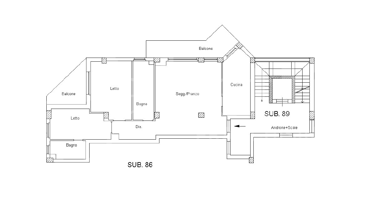 Appartamento - Planimetry 1