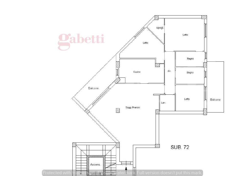 Appartamento - Planimetry 1