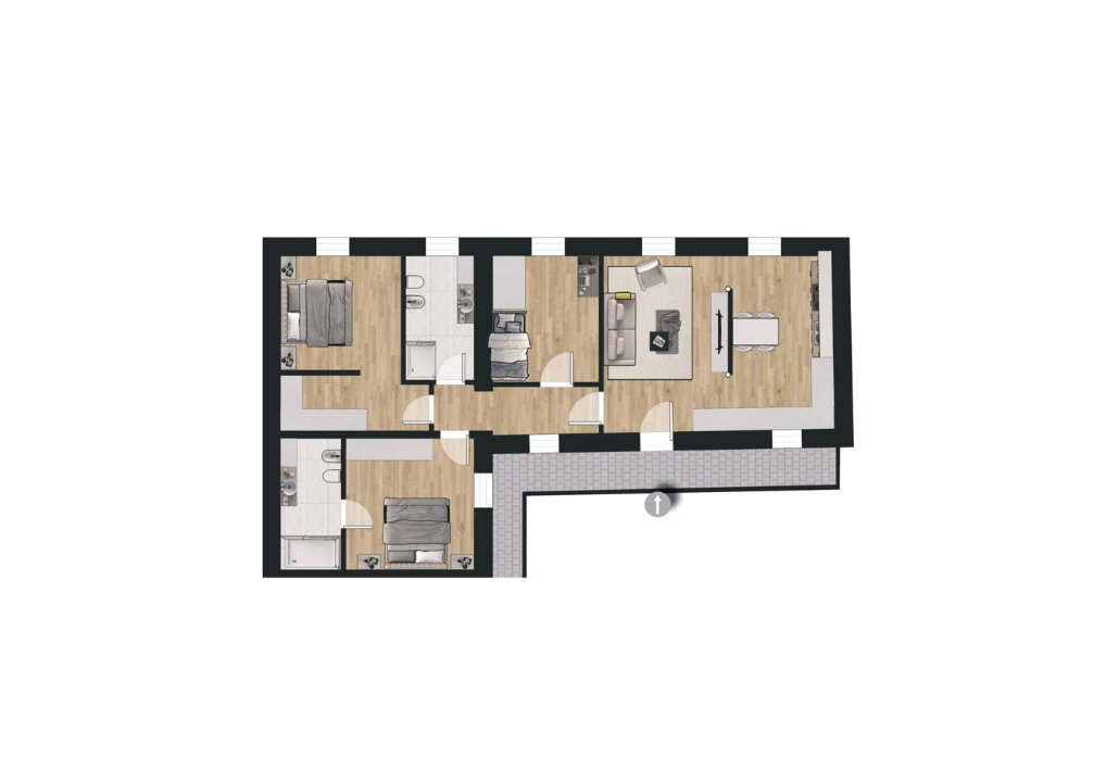 Appartamento - Planimetry 1