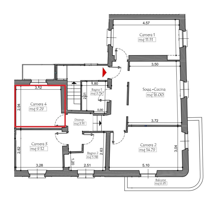 Appartamento - Planimetry 1