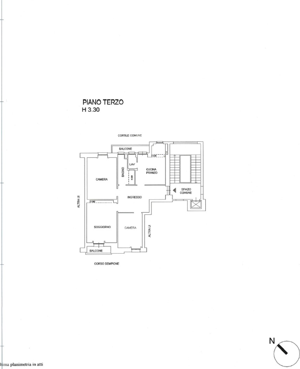 Appartamento - Planimetry 1