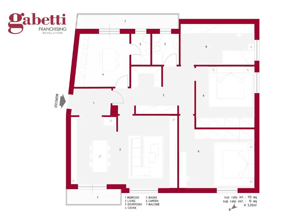 Appartamento - Planimetry 1