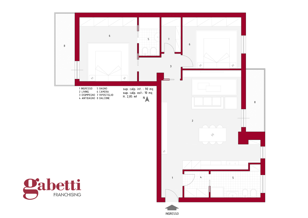 Appartamento - Planimetry 1