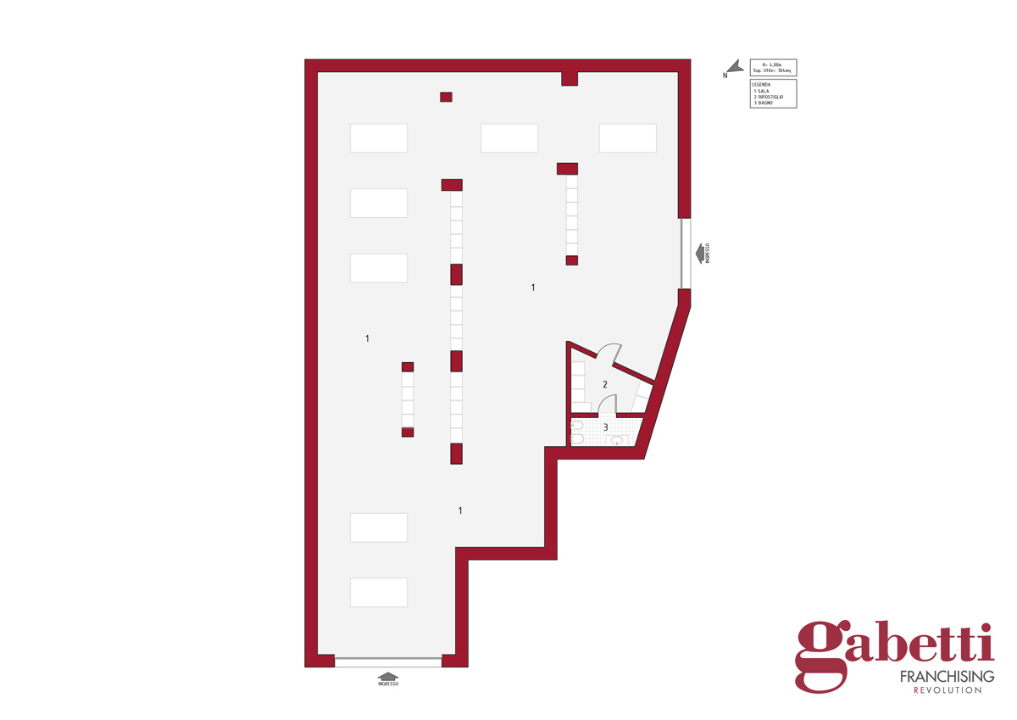 Magazzino - Planimetry 1