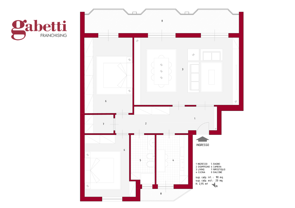 Appartamento - Planimetry 1