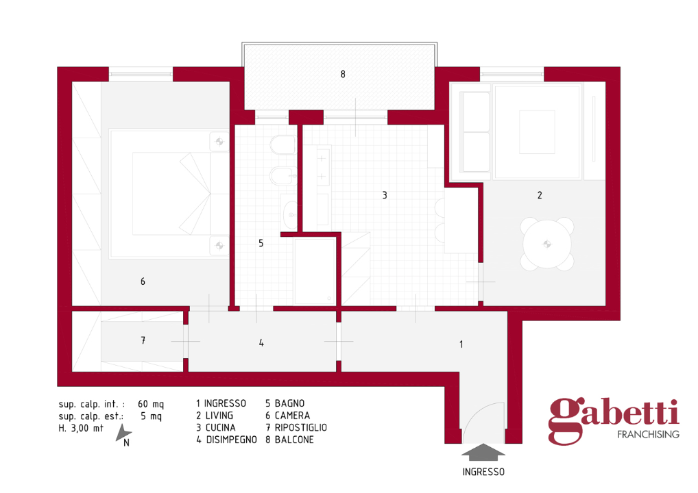Appartamento - Planimetry 1