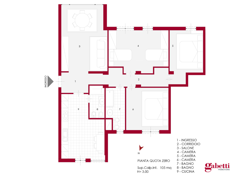 Appartamento - Planimetry 1